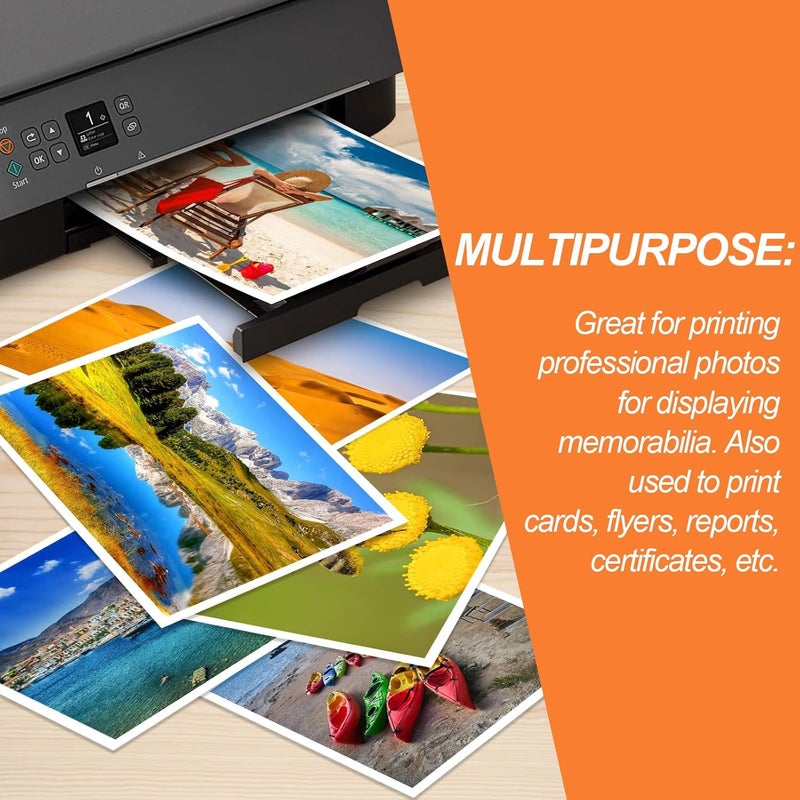 Utron 150 Sheets glossy photo paper, 4 x 6 Inch, photo paper for printer, photo printer paper, by Better Office Products - Image 4